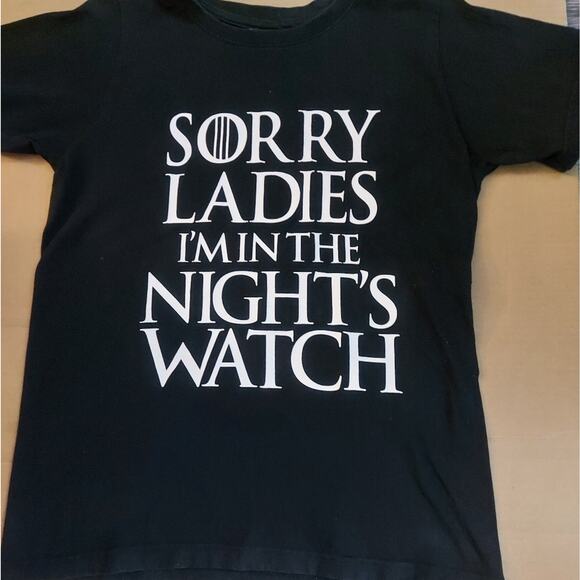 Sorry Ladies I'm in the Night's Watch Game Of Thrones Billy Buddha. M - Picture 5 of 9